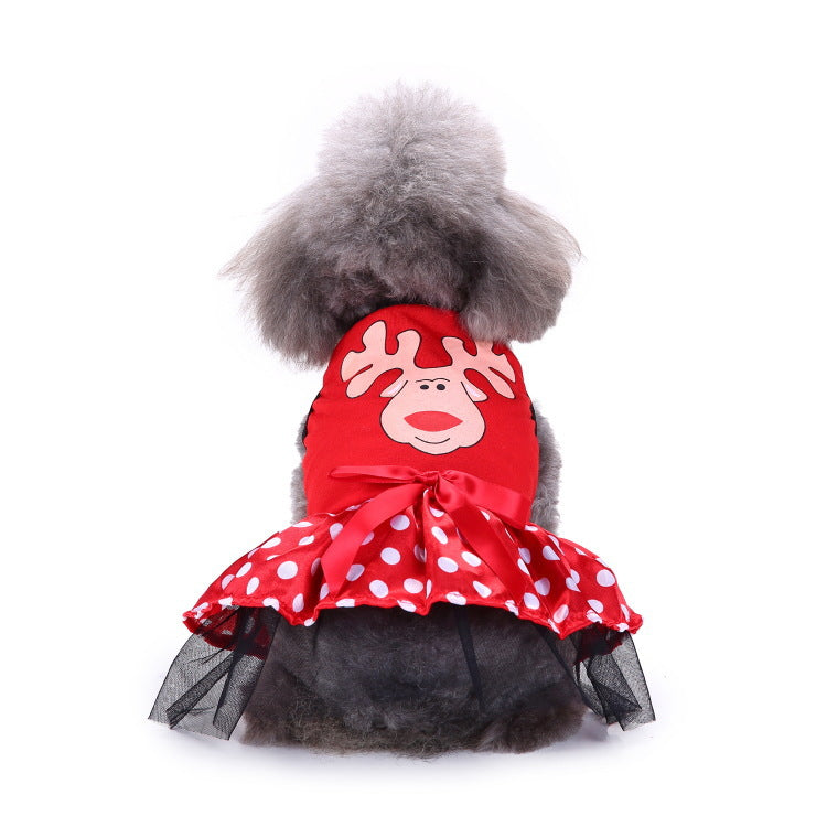 Halloween Christmas Pet Clothes, Funny Costume Outfits for Teddy Schnauzer Dogs