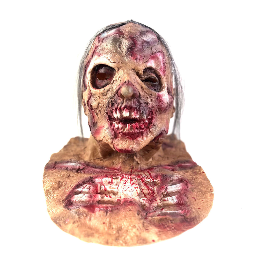 Halloween Bleeding Clown Latex Mask, Scary Vampire Zombie Full Face Mask