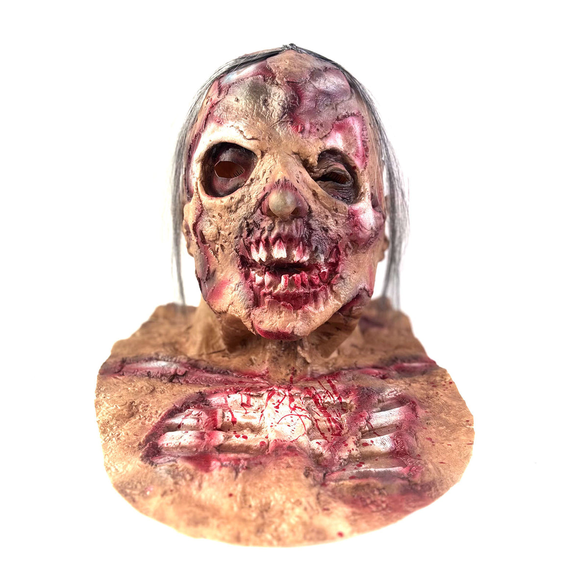 Halloween Bleeding Clown Latex Mask, Scary Vampire Zombie Full Face Mask