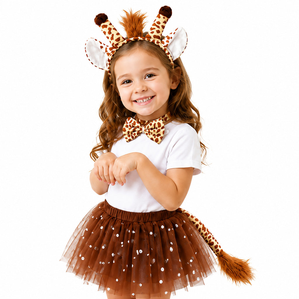Reindeer Antler Headband for Kids Christmas Party Costume Photo Prop Hair Accessory