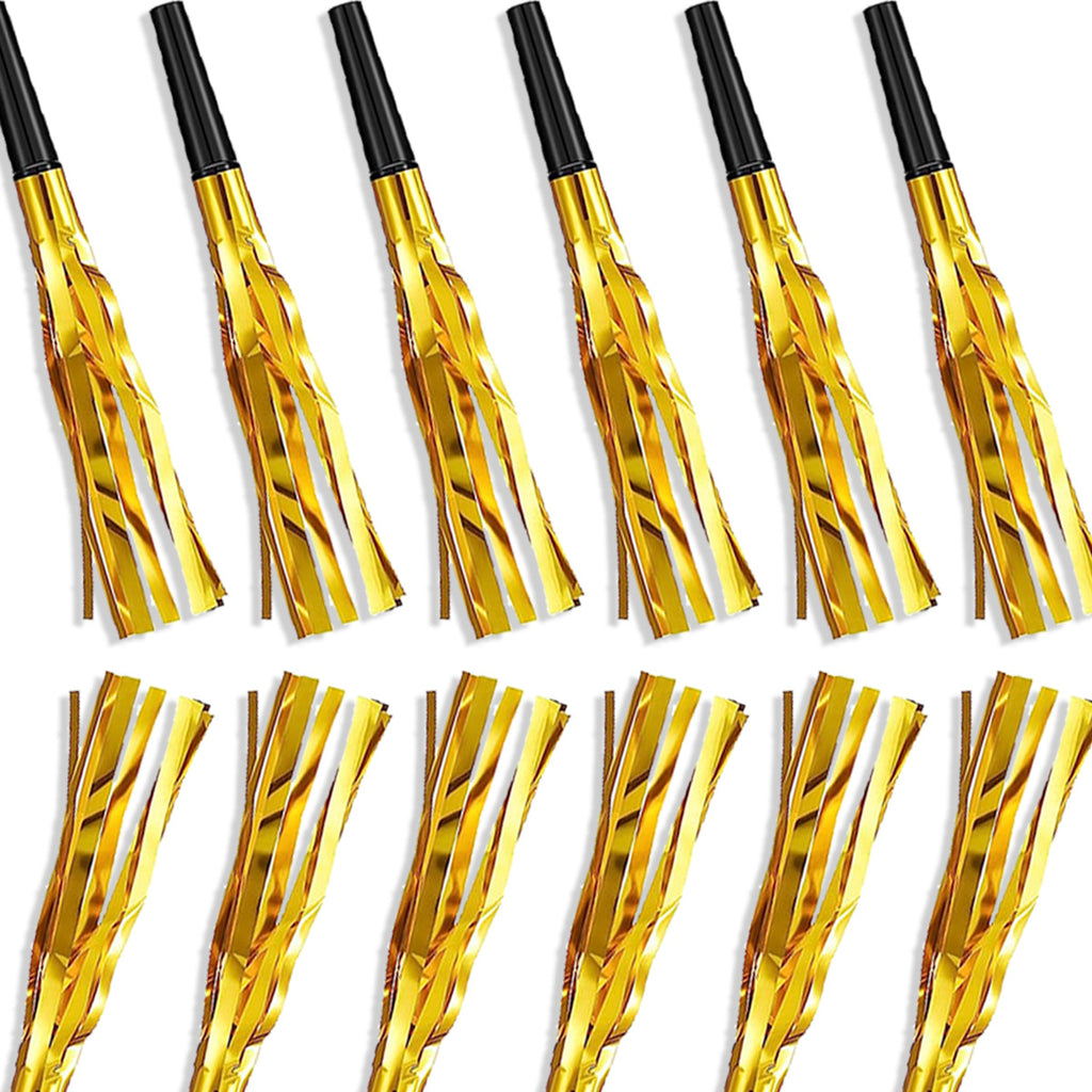 Gold Blowout Horns Party Blowers 6.5cm Kids Celebration Cheer Props Party Favors
