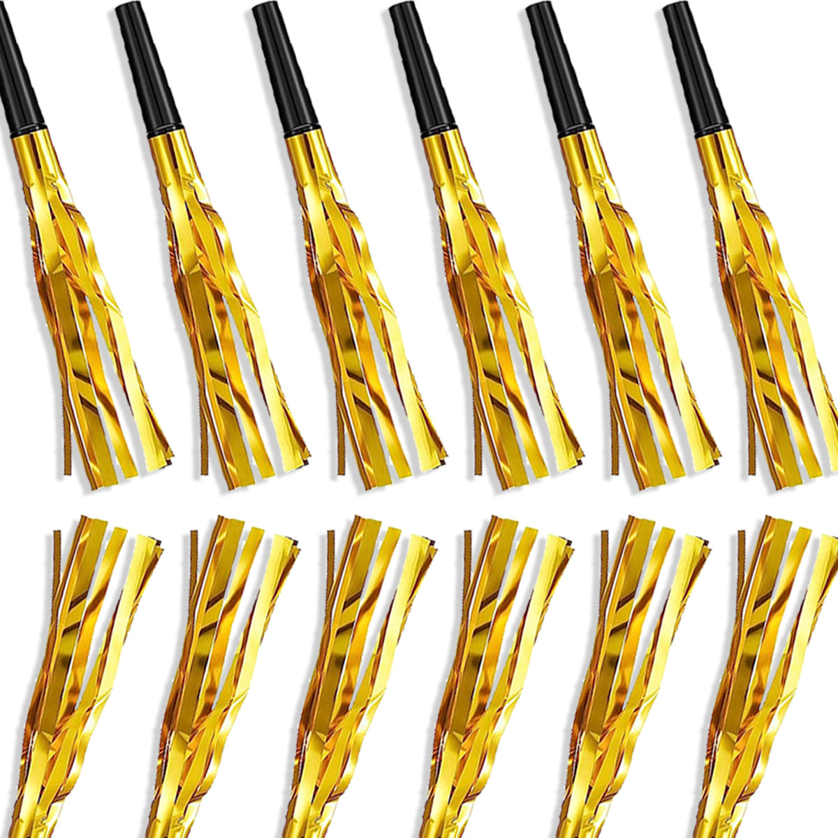 Gold Blowout Horns Party Blowers 6.5cm Kids Celebration Cheer Props Party Favors