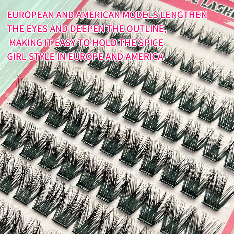 Natural Look False Eyelashes, Large Pack Wispy Realistic Lashes For Asian Mixed Style Eyes