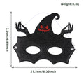 Halloween Masquerade Half Face Mask, Bat Skull Eye Mask for Party