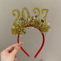 Number Headbands for Christmas New Year Party, Photo Prop Headwear for Kids and Adults