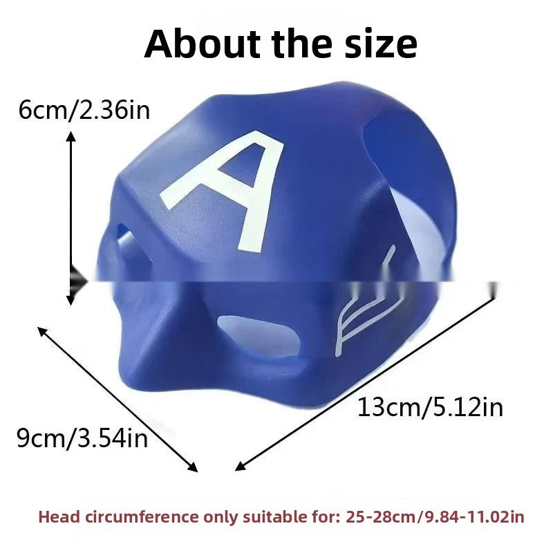 Superhero Face Mask Halloween Cosplay Head Cover Toy Helmet Pet Costume Party Accessory