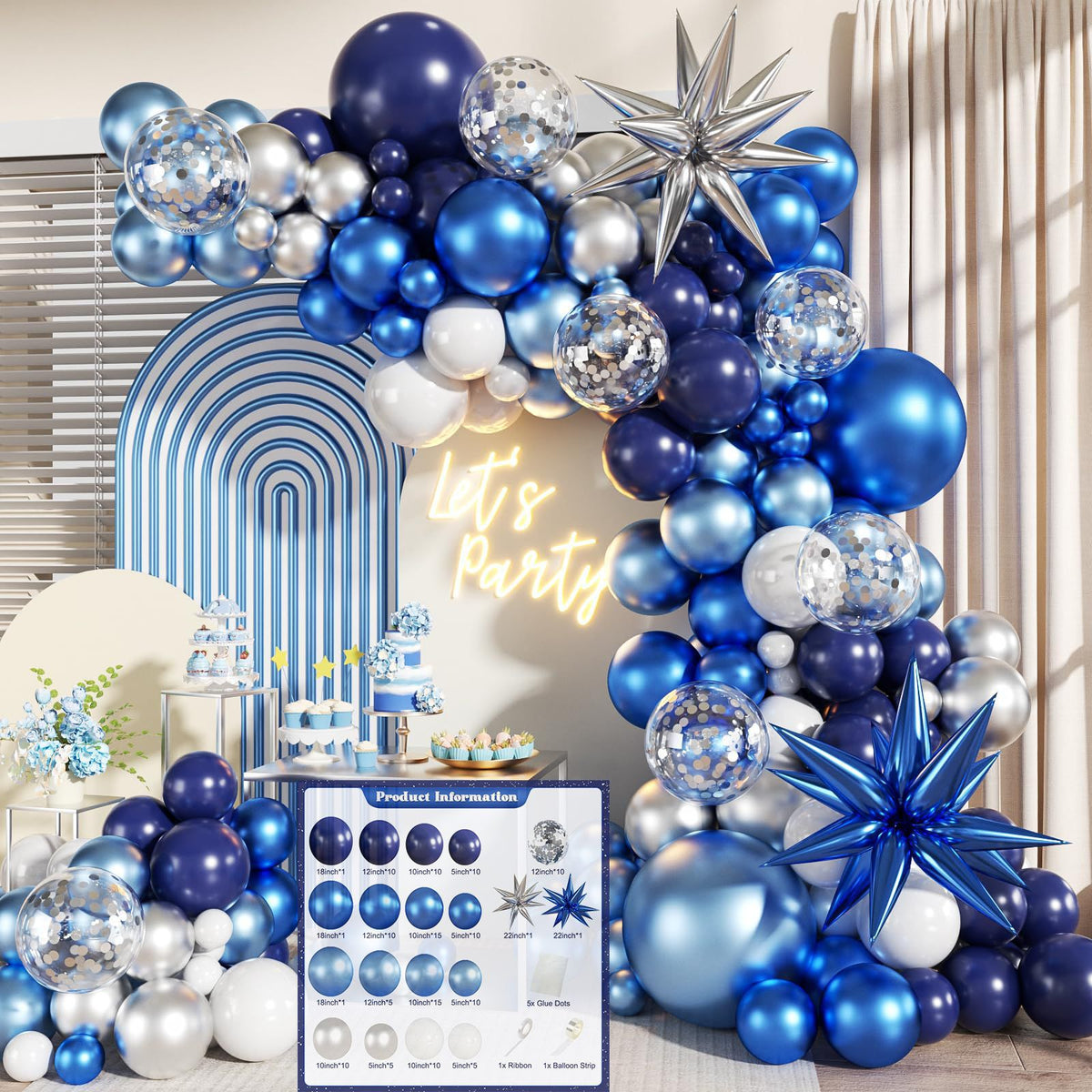 Balloon Garland Kit Mixed Color Balloons Set Wedding Birthday Party Decoration Supplies