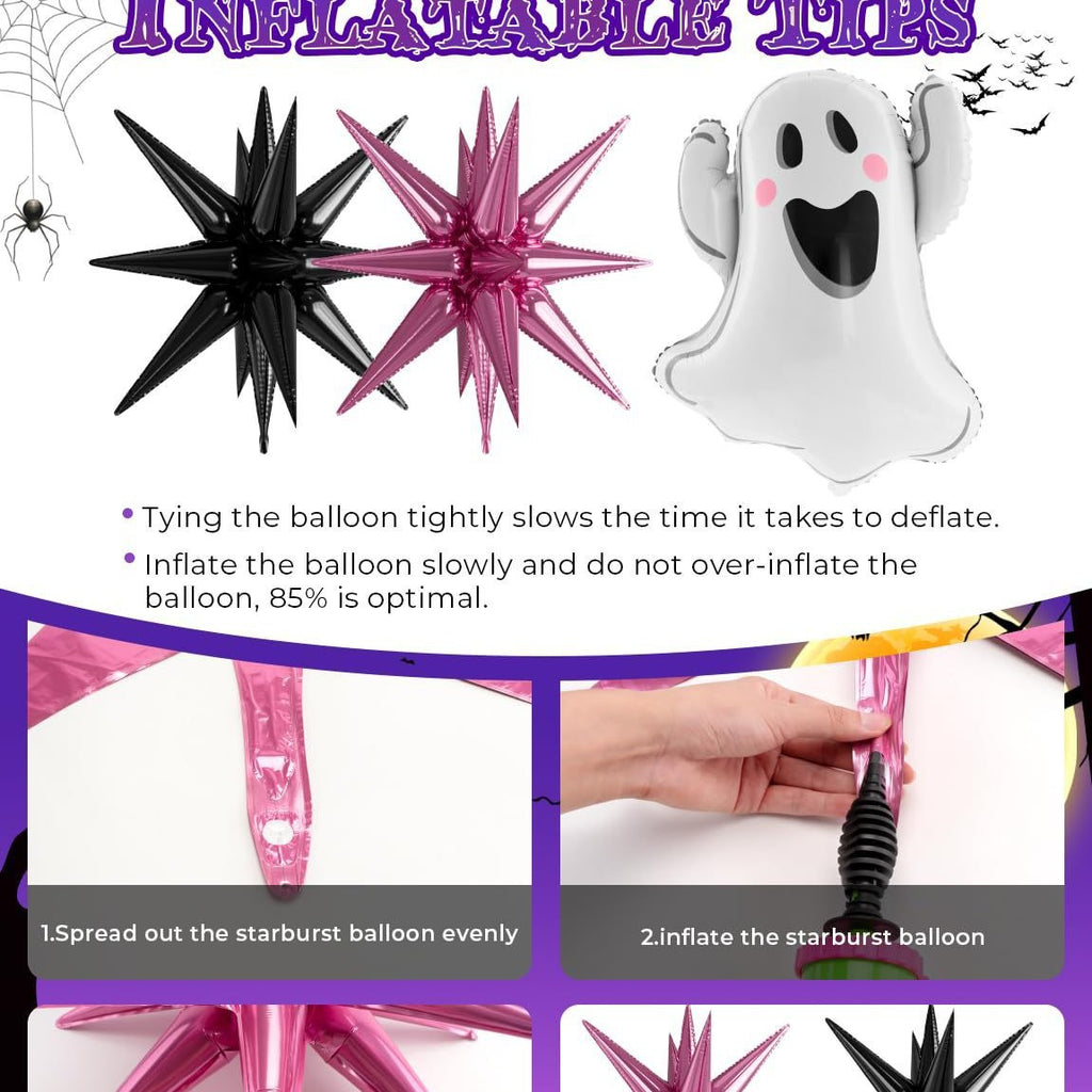 Halloween Balloon Set Arch Kit Ghost Pumpkin Theme Party Balloon Decoration Series