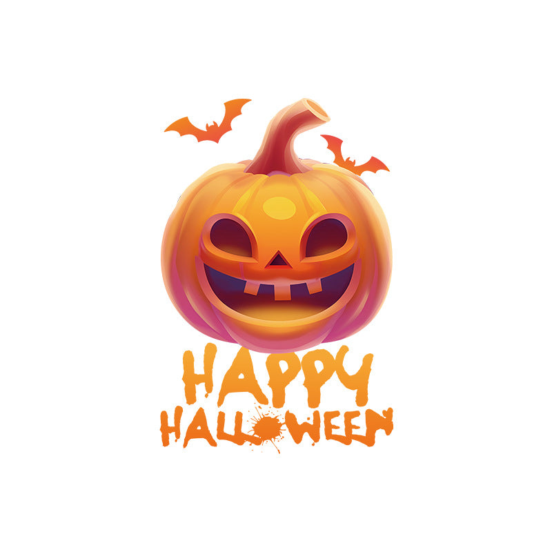 Cute Halloween Static Cling Stickers, Ghost Pumpkin Window Decals No Glue No Residue For Car And Glass
