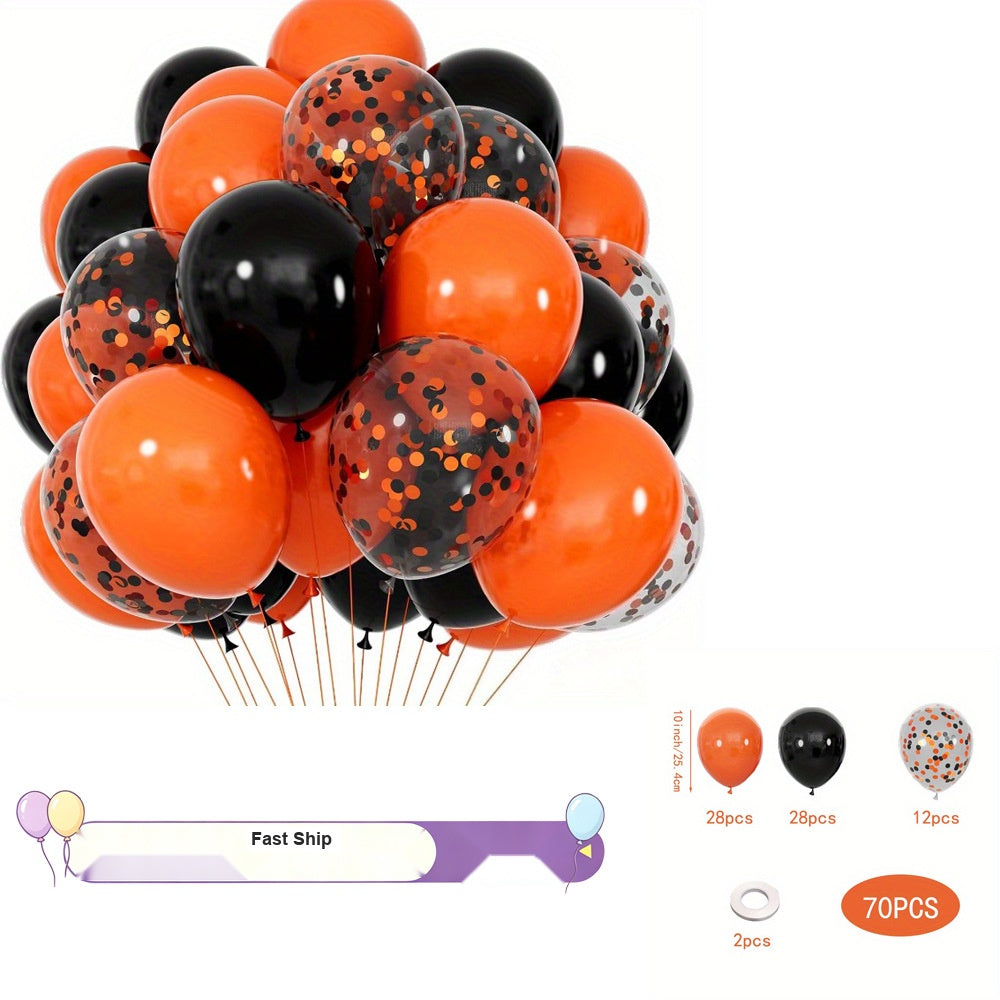 Halloween Foil Balloon Bundle, Skull Theme Party Decoration Set for Birthday