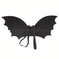 Halloween Kids Bat Wing Cape with Headband Mask, Vampire Costume for Boys and Girls