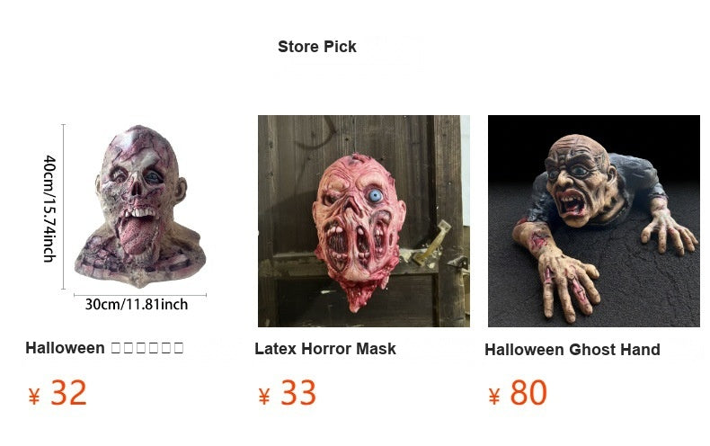 Halloween Bleeding Clown Latex Mask, Scary Vampire Zombie Full Face Mask