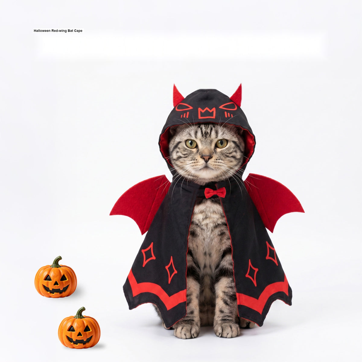 Halloween Bat Wing Cape for Cats and Dogs, Pet Costume Cloak