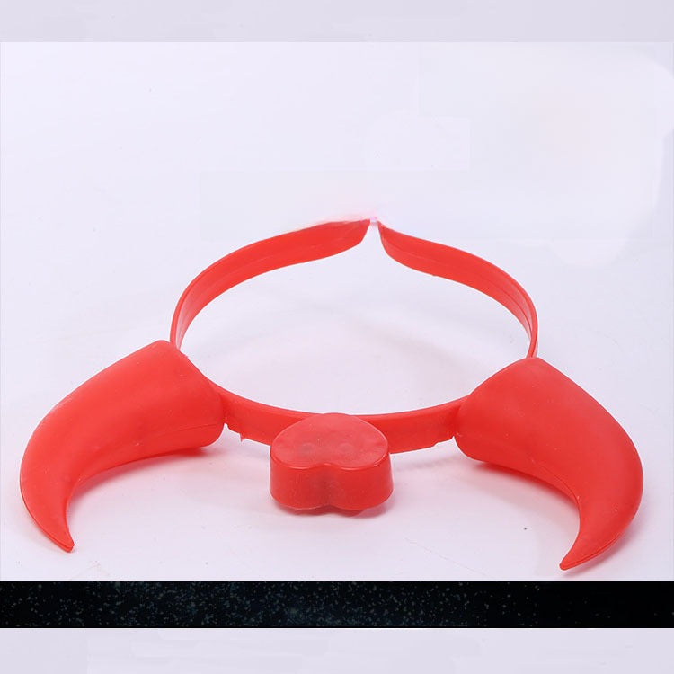 Glow in the Dark Devil Horn Headband, Light Up Horns for Halloween Concert Party