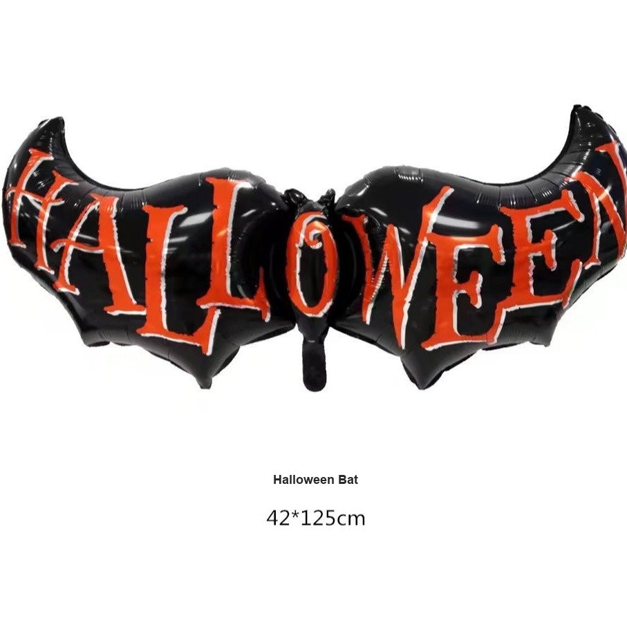 Halloween Foil Balloons, Skeleton And Vampire Aluminum Balloons For Party Decorations
