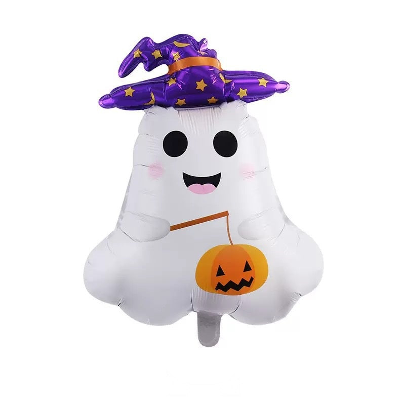 Halloween Foil Balloons, Skeleton And Vampire Aluminum Balloons For Party Decorations