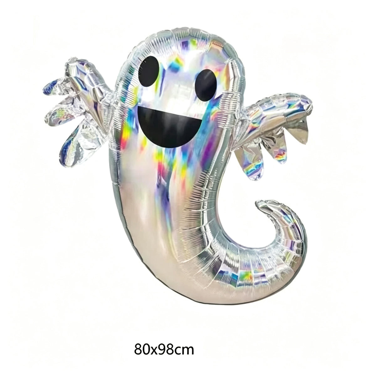 Large Ghost Foil Balloon Halloween Party Decorations Floating Hand Held Aluminum Balloon